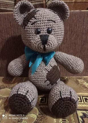 Вязаная игрушка teddy