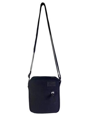 Сумка через плечо exodus leather canvas черная p2401ex015 16 х 21 х 4 см