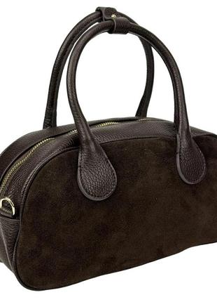 Женская замшевая небольшая сумка firenze italy f-it-3017db