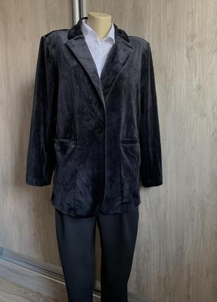 Street one бархатный жакет