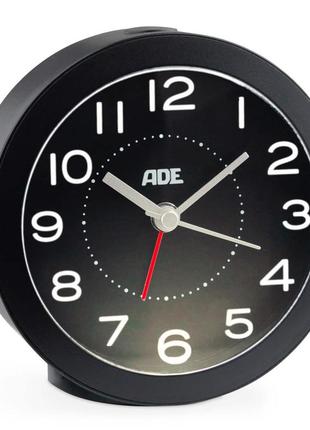 Часы з датчиком ночного освещения ade черные ck 1820