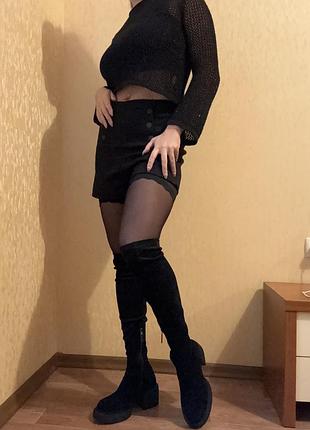 Высокие ботфорты