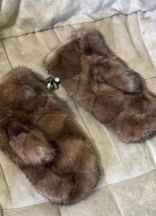 Норковые перчатки