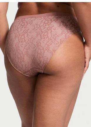 Трусики-бикини из микрофибры victoria’s secret seamless bikini panty коричневые3 фото