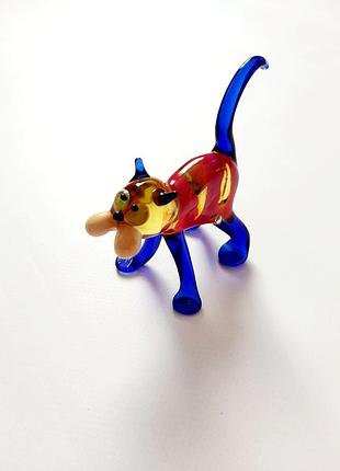 Скляна фігурка кот