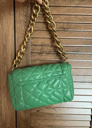 Зелена сумка zara 2