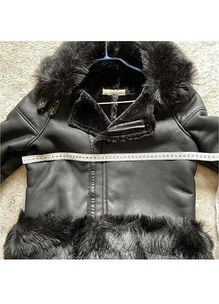 Дублянка косуха зі штучним хутром7 фото