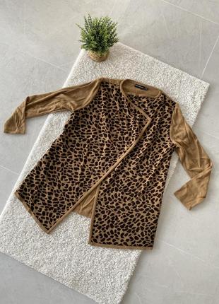 Кардиган леопардовый nina leonard xl
