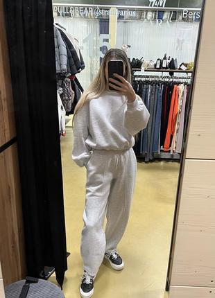 Теплый костюм на флисе zara