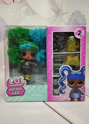Кукла l.o.l surprise! серии hair hair hair" стильные прически"