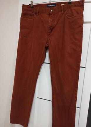 Терракотовые джинсы alberto