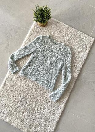 Плюшевий мʼятний светр xs/s