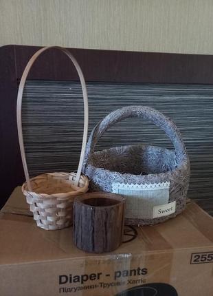 Матеріали для творчості sweet дизайну food флористики квіти корзина кашпо кошик