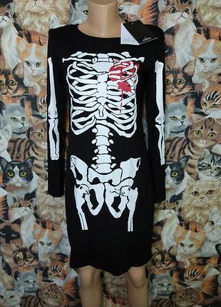 Платье скелет