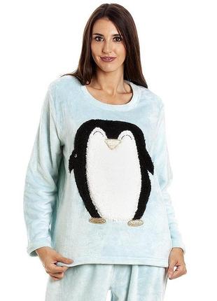 Домашняя кофта, верх от пижамы с 🐧🐧🐧