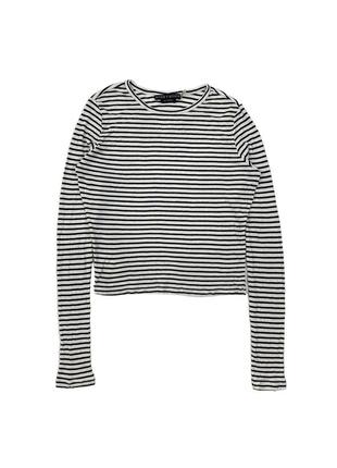 Alice olivia кофта лонгслив в полоску