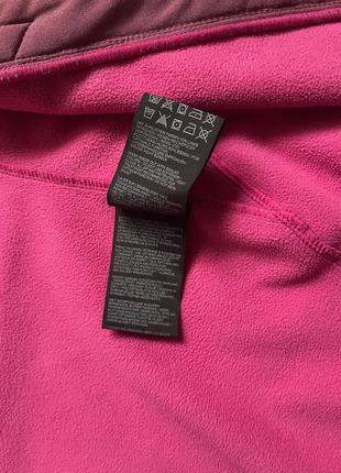 Вітровка-софтшел жіноча jack wolfskin bornberg hoody s/m рожева водостійка9 фото