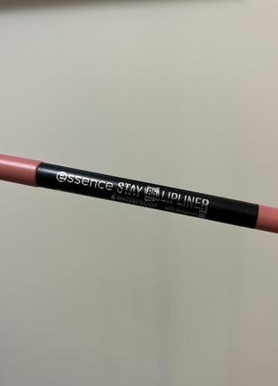 Олівець  для губ essence cosmetic essence 8h matte comfort матуючий олівець для губ з точилкою