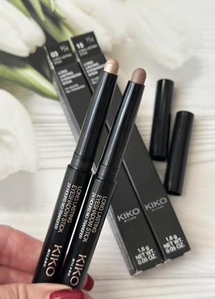 Тени в стиках kiko milano long lasting eyeshadow stick!