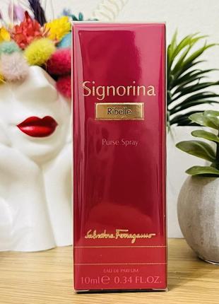 Оригинальный миниатюрный парфюм парфюм парфюмированная вода salvatore ferragamo signorina ribelle