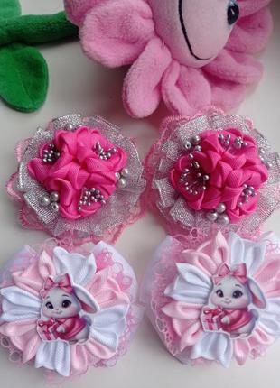 Набір  рожевих бантиків