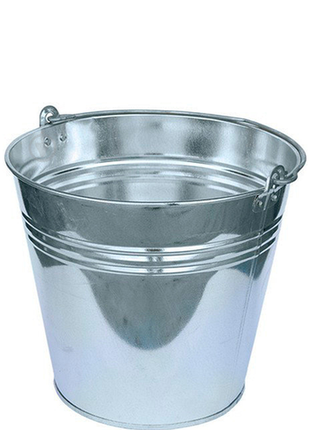 Оцинковане відро на 10 л
