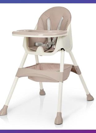Детский стульчик для кормления bambi m 4136 pink розовый. дитячий стільчик для годування