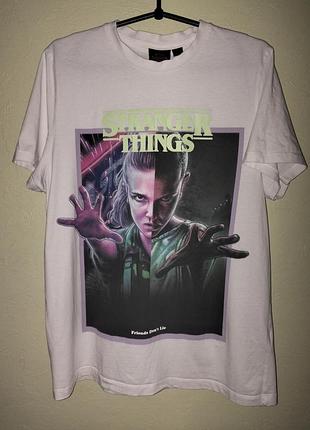 Футболка с принтом stranger things странные чудеса primark