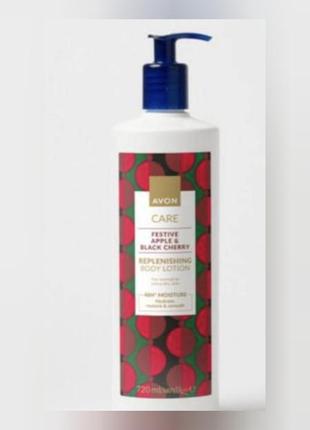 Увлажняющий лосьон для тела avon с экстрактами яблока и черной вишни 720 мл