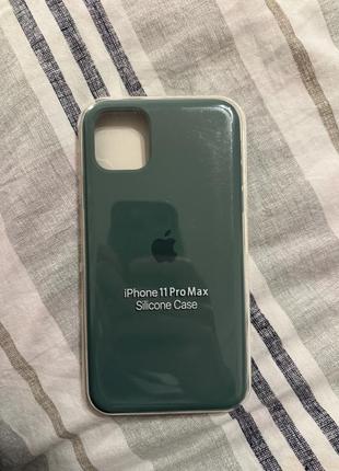 Чехол на dm clear case для Apple 11 Pro max оливковый