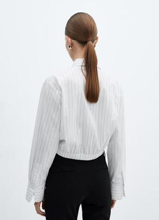 Поплиновая рубашка mango 🤍