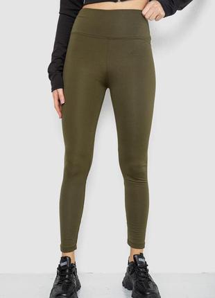 Лосини утеплені на флісі 1, колір хакі, 243r05