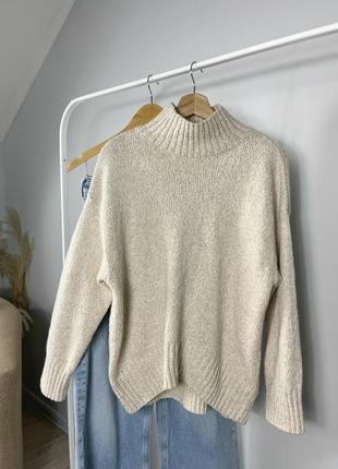 Свитер с высокой горловиной h&m