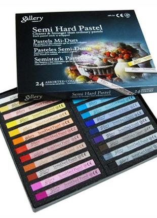 Набор сухой пастели mungyo mpl 24 полутвердая 24 цвета (94100682)