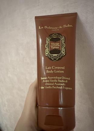 Молочко для тіла la sultane de saba body lotion oriental ayurvedic amber vanilla patchouli