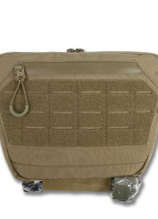 Напашник xl cordura 1000d койот для тактического снаряжения gl-55
