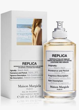 Туалетная вода для женщин maison margiela replica beach walk, 100 мл.
