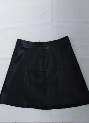 Юбка из кожи ягненка hallhuber.