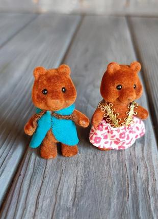 Набір вінтажних фігурок ведмедів sylvanian families