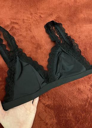 Бюстгальтер чорний/білий, нові