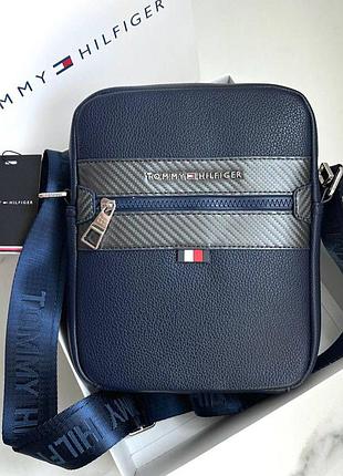 Чоловіча брендова сумка через плече tommy hilfiger💯