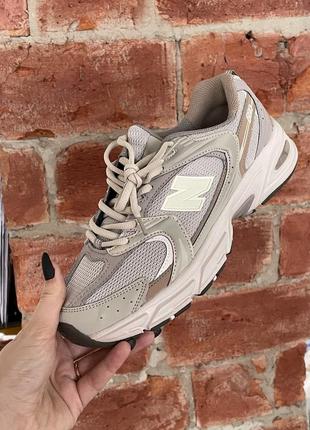 Кроссовки New Balance All Coasts 574 'White Arctic'/brown