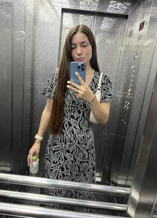 Хлопковое платье миди