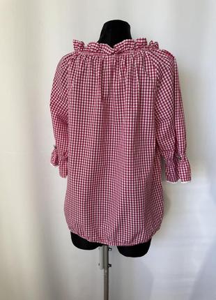 Laura torelli баварська блуза червона карта виші блузка дирндль народний стиль4 фото
