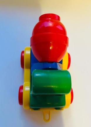 Машинка машина бетономешалка wader детская игрушка пластик6 фото