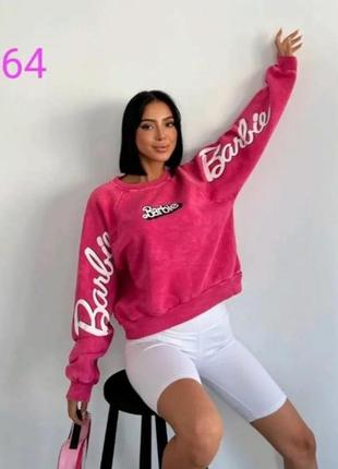 Свитшот барби barbie кофта на флисе свитшот на флисе