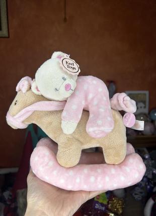 Мишка на лошадке для девочки(муз.)keel toys