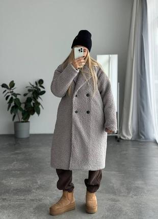 Серая женская зимняя шубка шуба тедди женская зимняя шубка шуба из искусственного меха