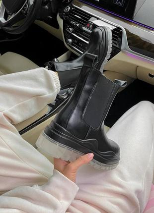 Женские зимние ботинки bottega 23cm