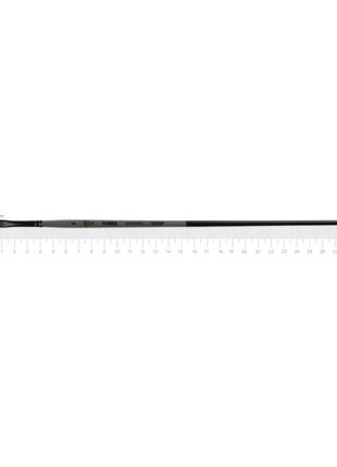 Кисть синтетика плоская rosa terra 1608f №2 длинная ручка
